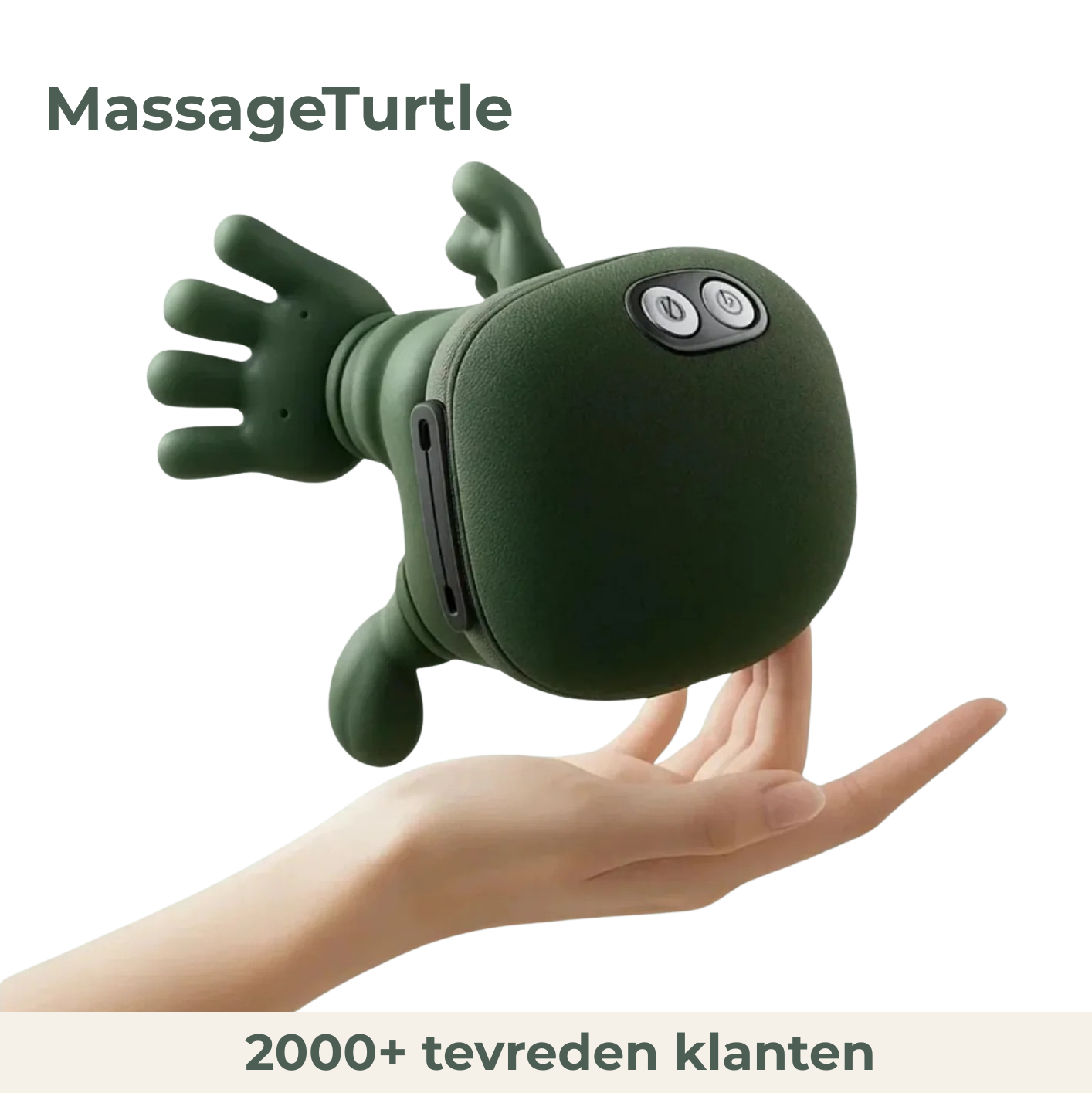MassageTurtle | Brengt je spieren binnen minuten tot rust.